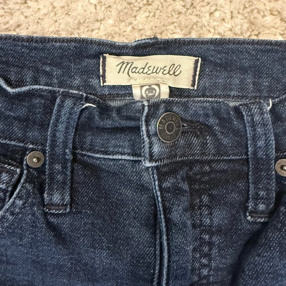 Madewell 10” High Rise Skinny Jeans Dark Wash Size 27 - Picture 9 of 9